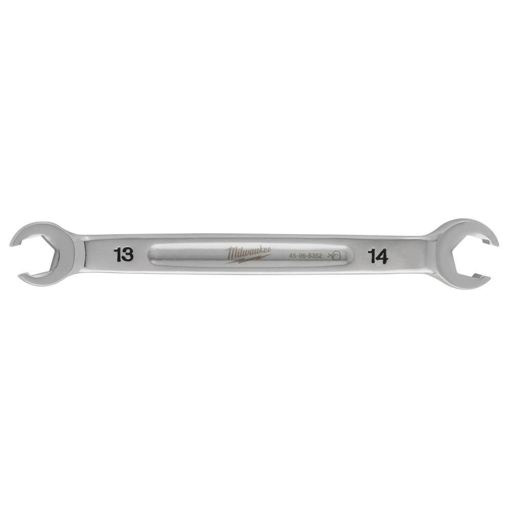 Milwaukee 13mm X 14mm Double End Flare Nut Wrench - Ascmtools