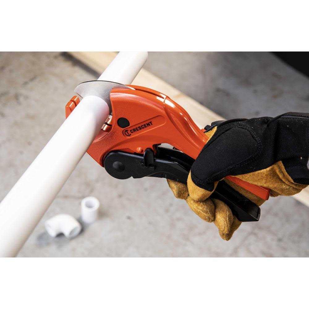 Crescent Ratcheting PVC Pipe Cutter 1 1/8″ - Ascmtools