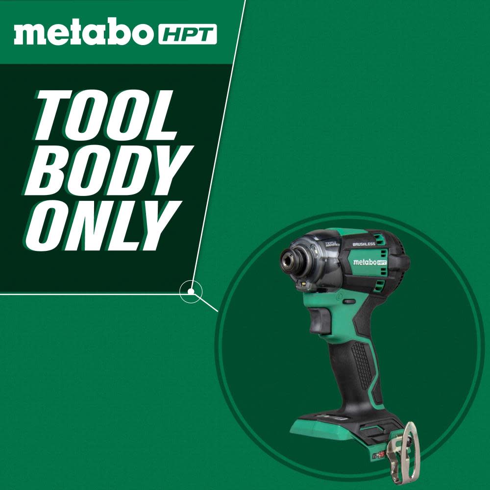 Metabo HPT 18V MultiVolt Impact Driver Triple Hammer Bolt Bare Tool - Ascmtools