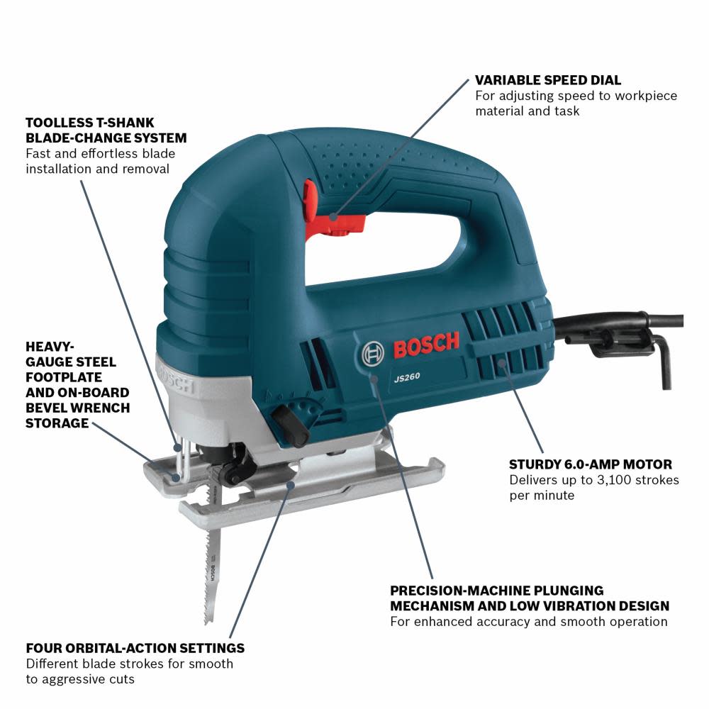 Bosch Top-Handle Jig Saw - Ascmtools