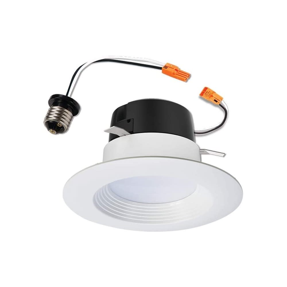 Halo Retrofit Downlight Kit 4″ Matte White 8W 600 Lumen LED - Ascmtools