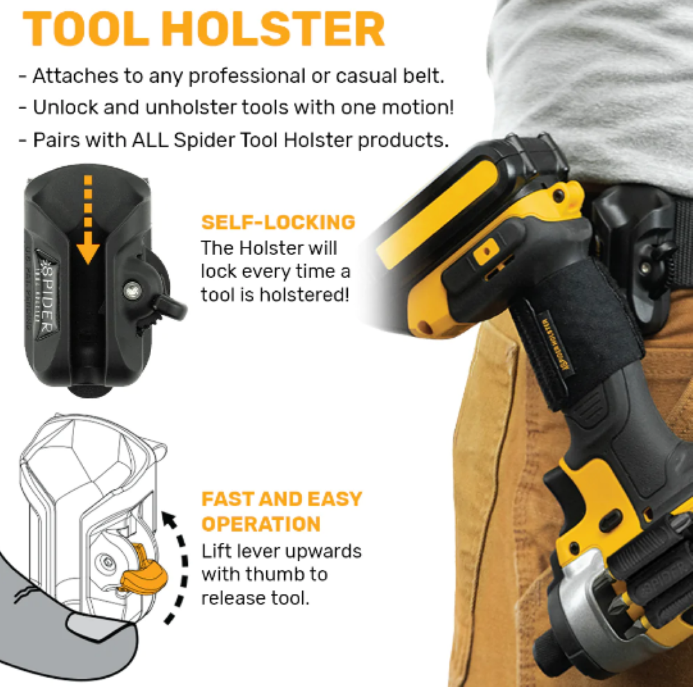 Spider Tool Holster Tool Holster 2pc Set - Ascmtools