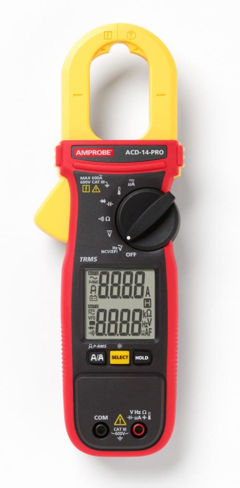 Amprobe Dual Display 600 A TRMS Clamp Meter - Ascmtools