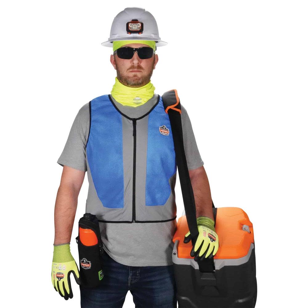 Ergodyne Chill Its 6667 Cooling Vest Blue Medium - Ascmtools