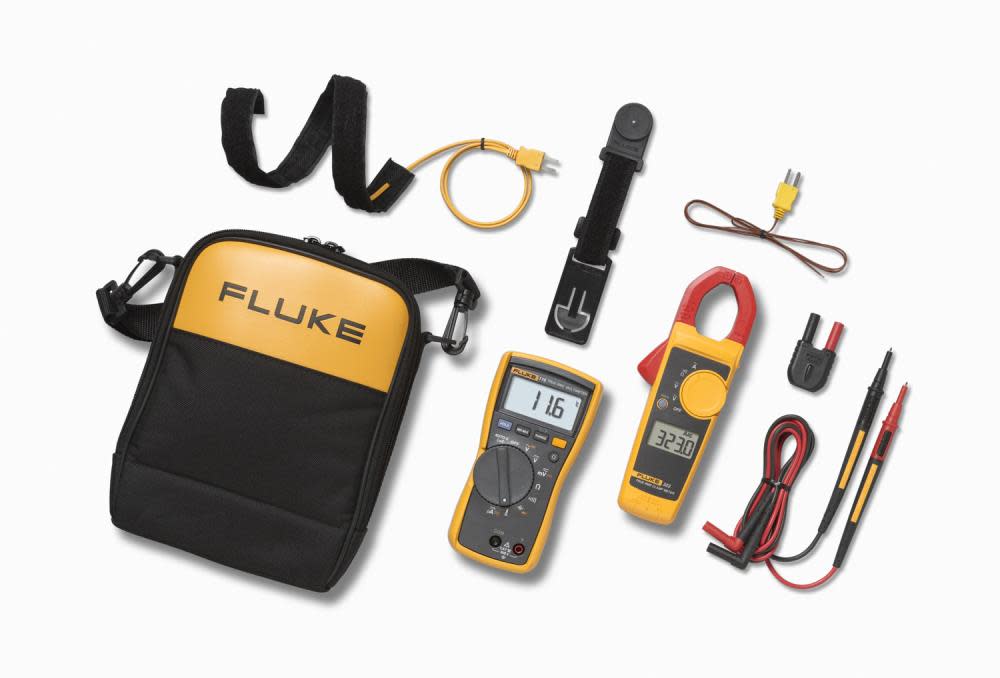 Fluke 116/323 HVAC Combo Kit – Includes Multimeter and Clamp Meter - Ascmtools
