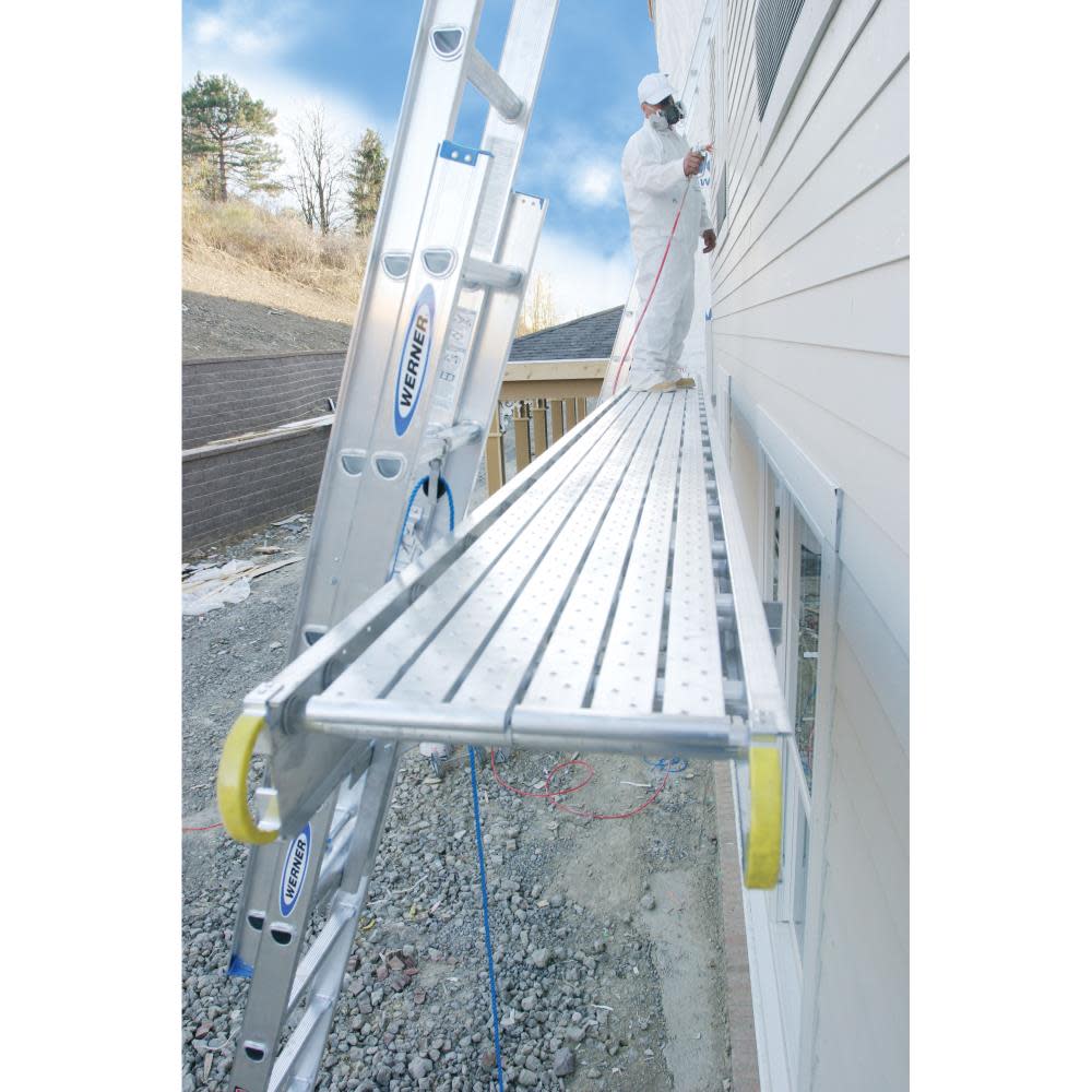 Werner 24 Ft. Type I Aluminum Extension Ladder - Ascmtools