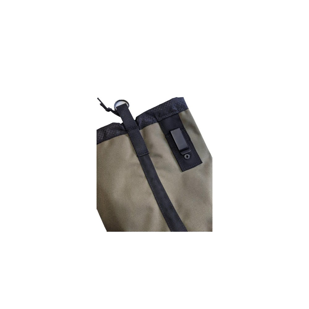 Diamondback Toolbelts Black Webbing Ranger Green Big Sax Pouch - Ascmtools