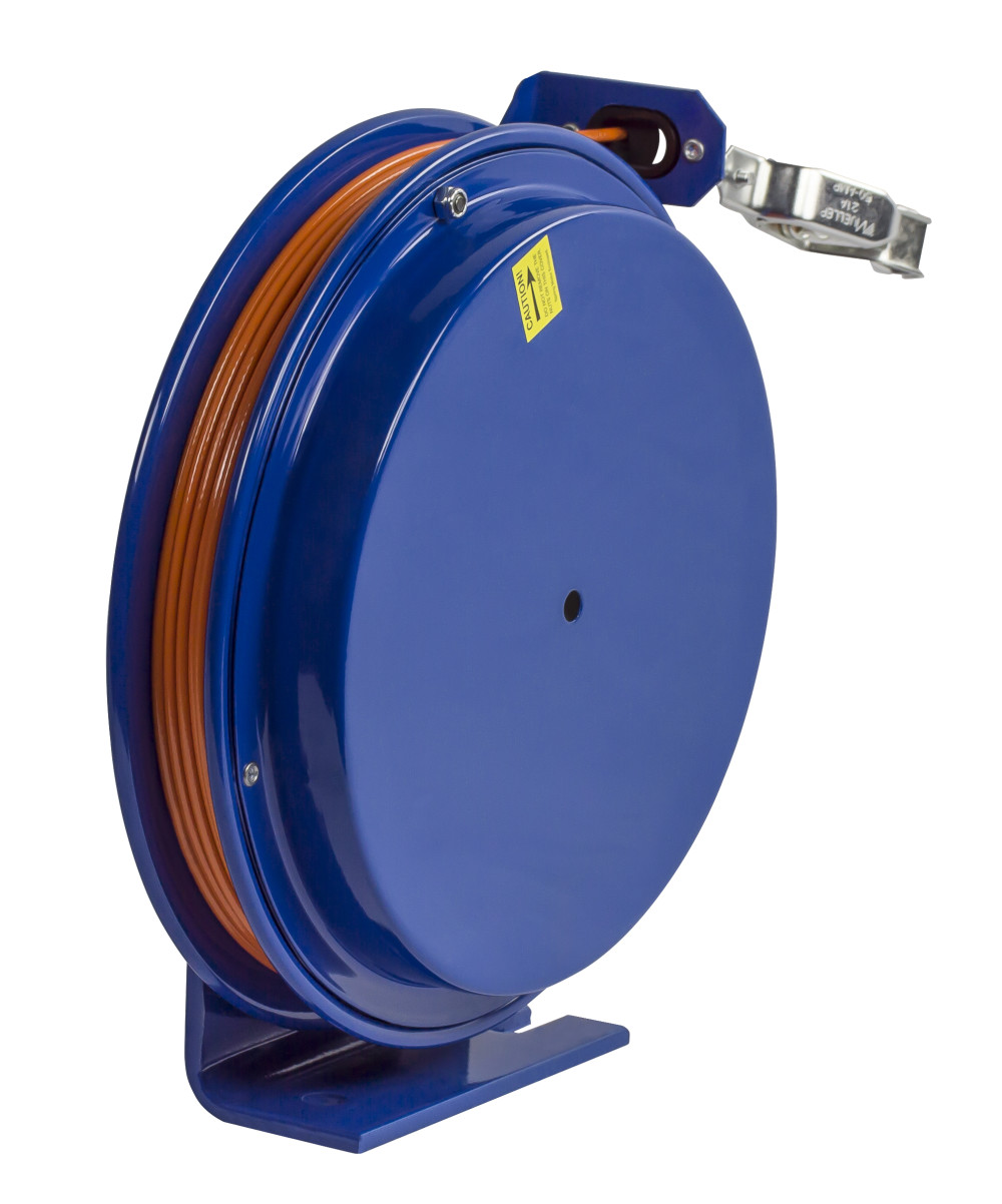 Coxreels Spring Rewind Static Discharge Cable Reel 75′ Cable - Ascmtools