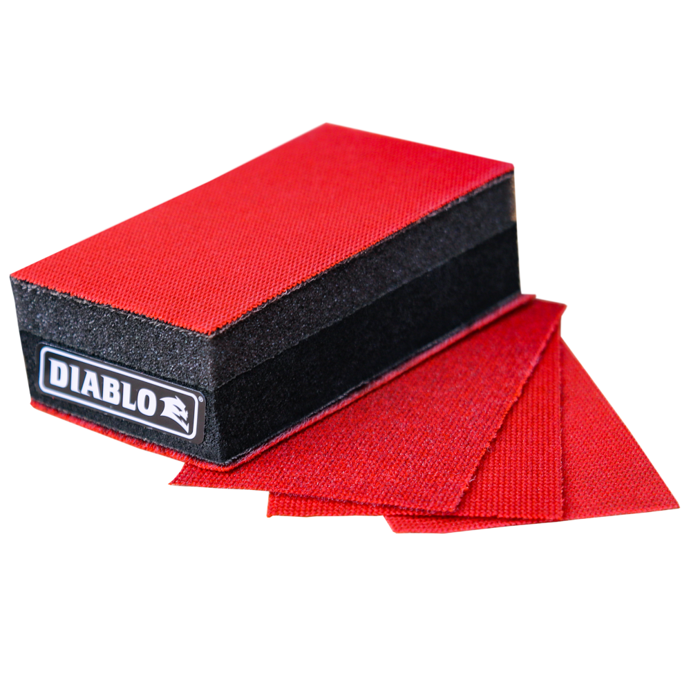 Diablo Tools Hand Sanding Block 2 3/4″ x 5″ Reusable - Ascmtools
