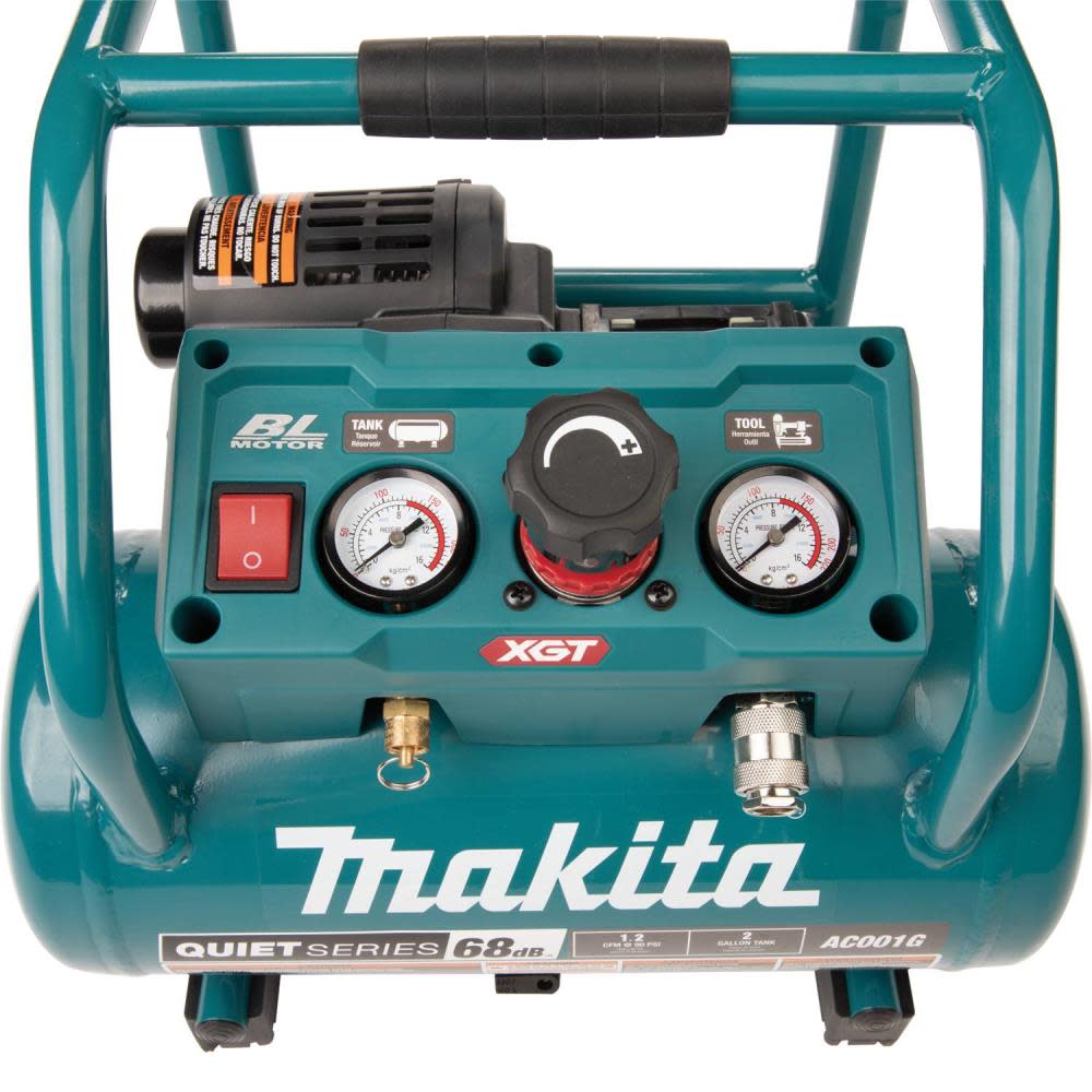Makita 40V max XGT 2 Gallon Quiet Series Compressor Bare Tool - Ascmtools