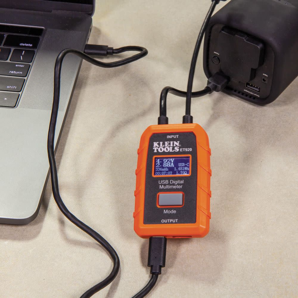 Klein Tools USB Digital Meter USB Type A and C - Ascmtools