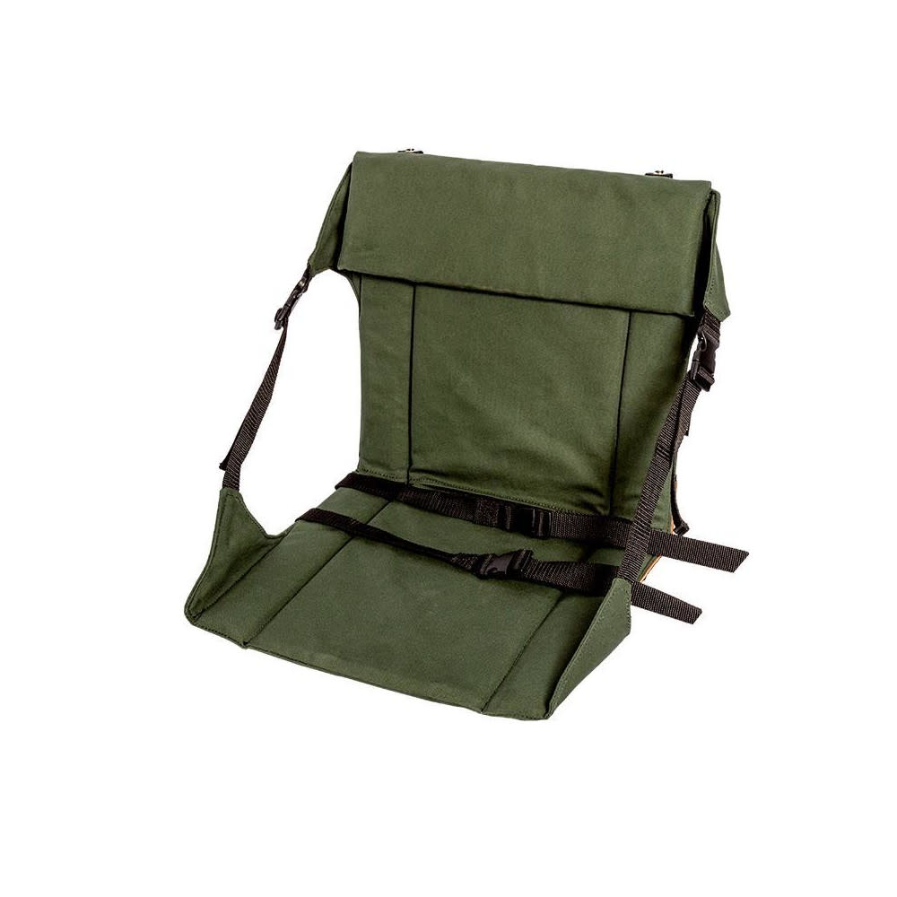 Duluth Pack Olive Drab Canvas Canoe & Camp Chair With Pouch - Ascmtools