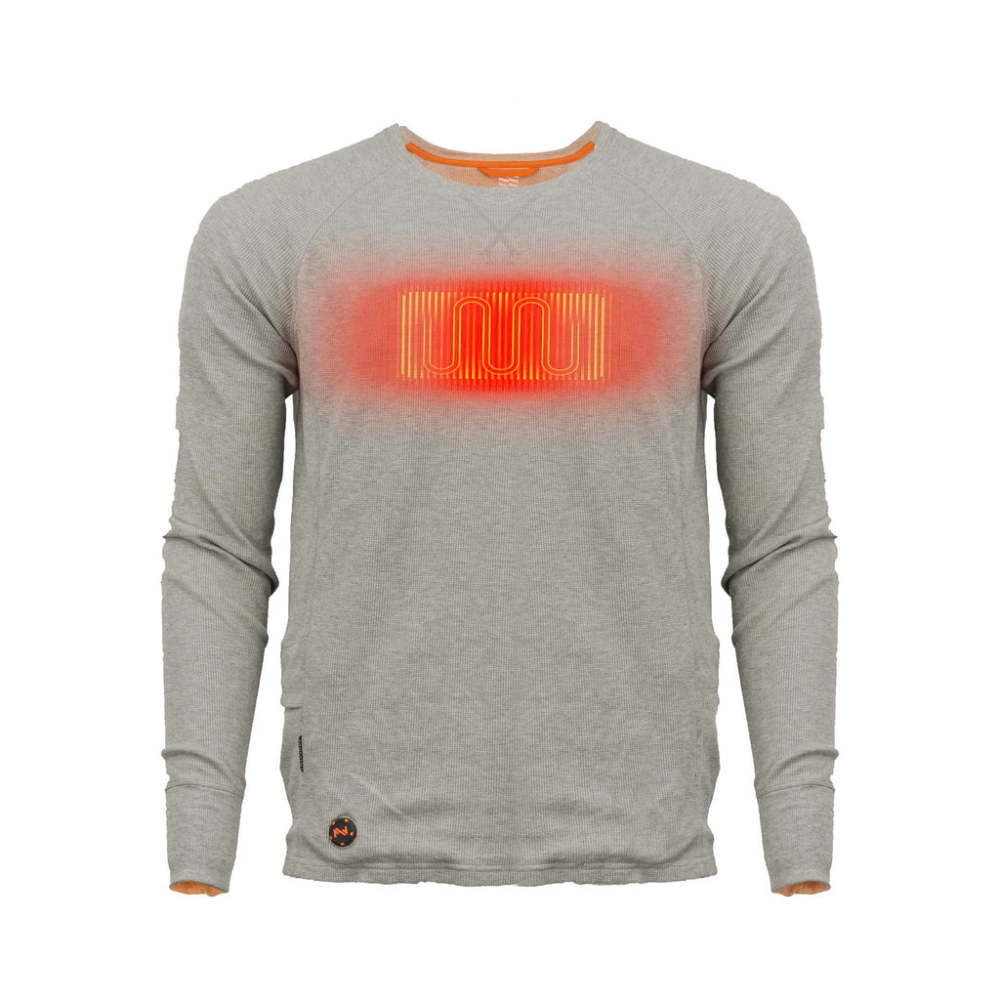 Mobile Warming 7.4V Thermick 2.0 Heated Shirt Mens Gray Medium - Ascmtools