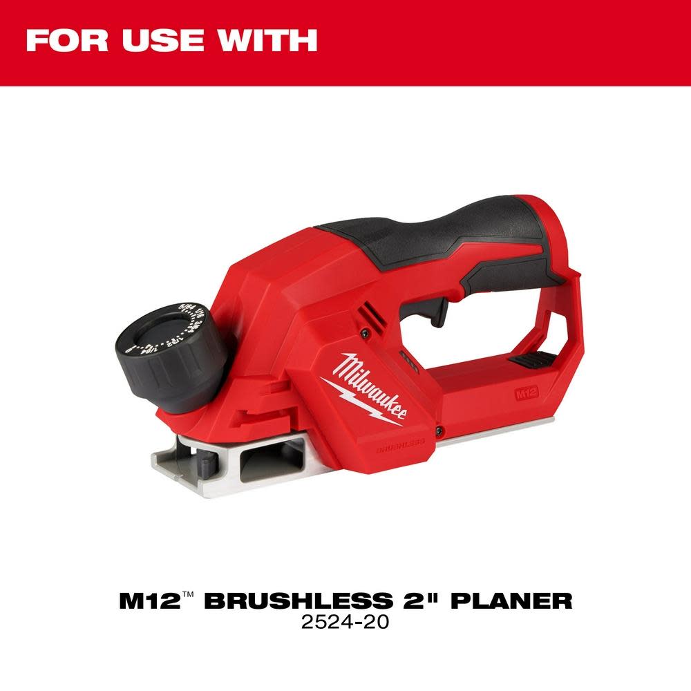 Milwaukee 2″ Planer Blades 2pk for 2524-20 - Ascmtools
