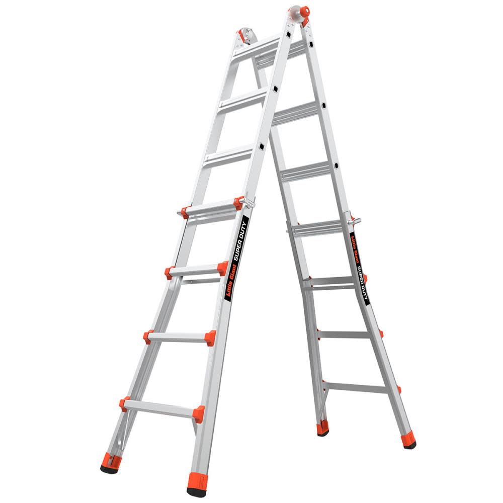 Little Giant Safety M17 17′ 1AA 375# Multi-Position Ladder - Ascmtools