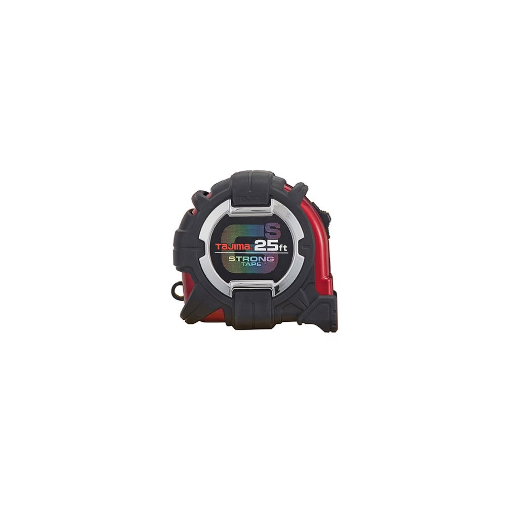 Tajima 25 Ft. x 1.1 In. Extra Stiff Measure Tape with Safety Belt Holder - Ascmtools