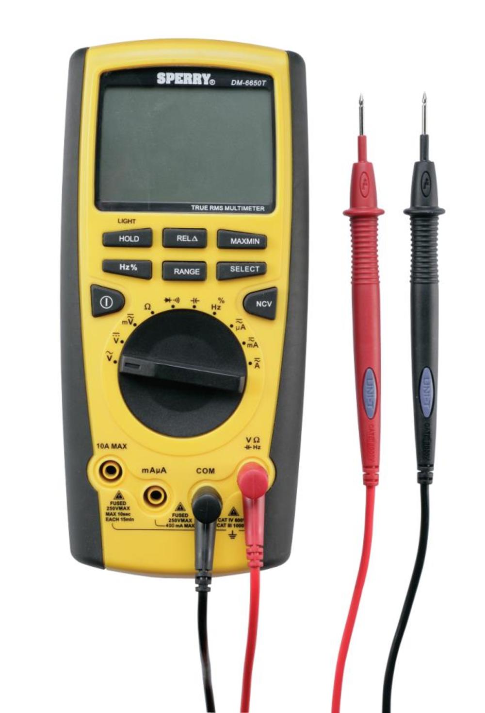Sperry Instruments True RMS Digital Multimeter 10 Function 10 Auto Range - Ascmtools