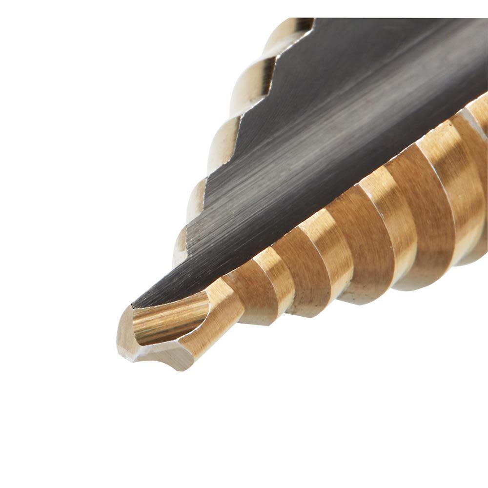 Milwaukee Cobalt Step Drill Bit #9 1/8-1-1/8″ - Ascmtools