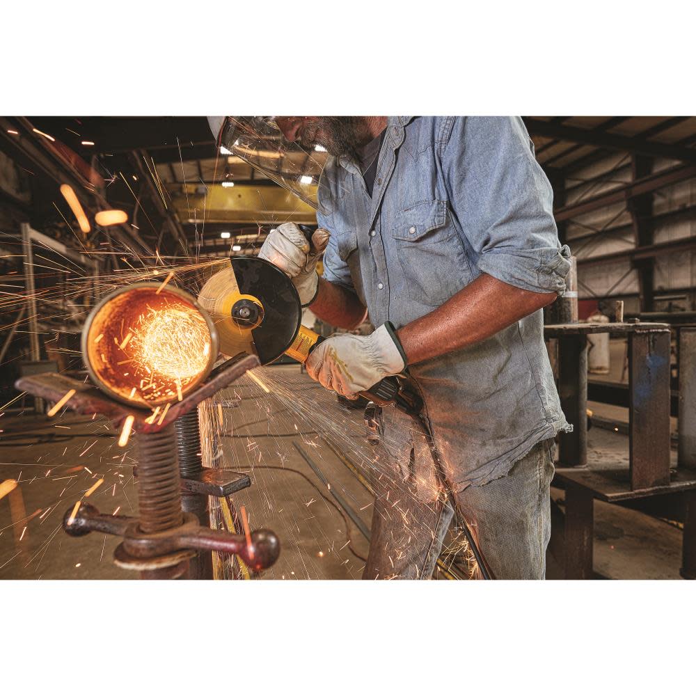 DEWALT 5″ / 6″ Paddle Switch Small Angle Grinder with Kickback Brake No Lock - Ascmtools