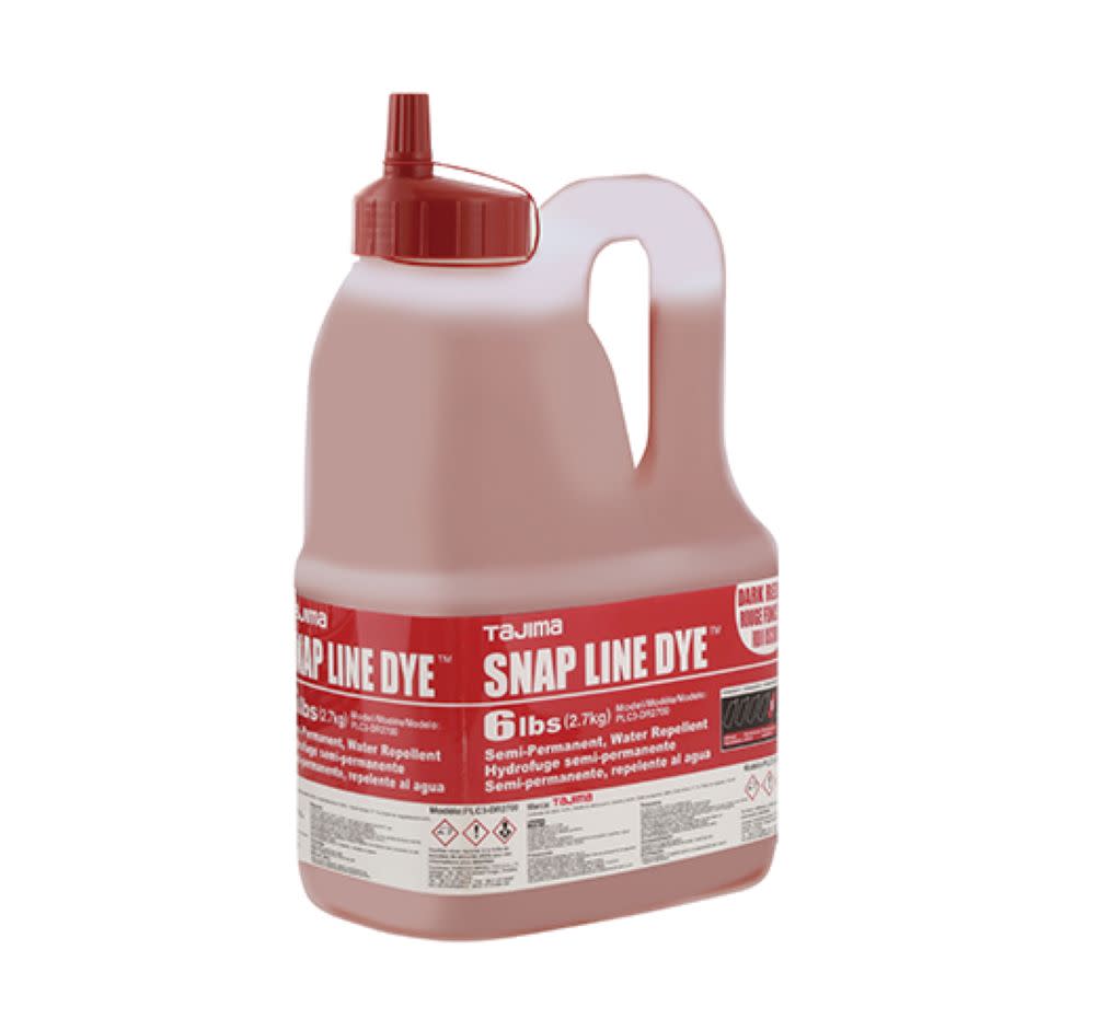 Tajima Chalk Snap Line Dye 6lbs Dark Red - Ascmtools