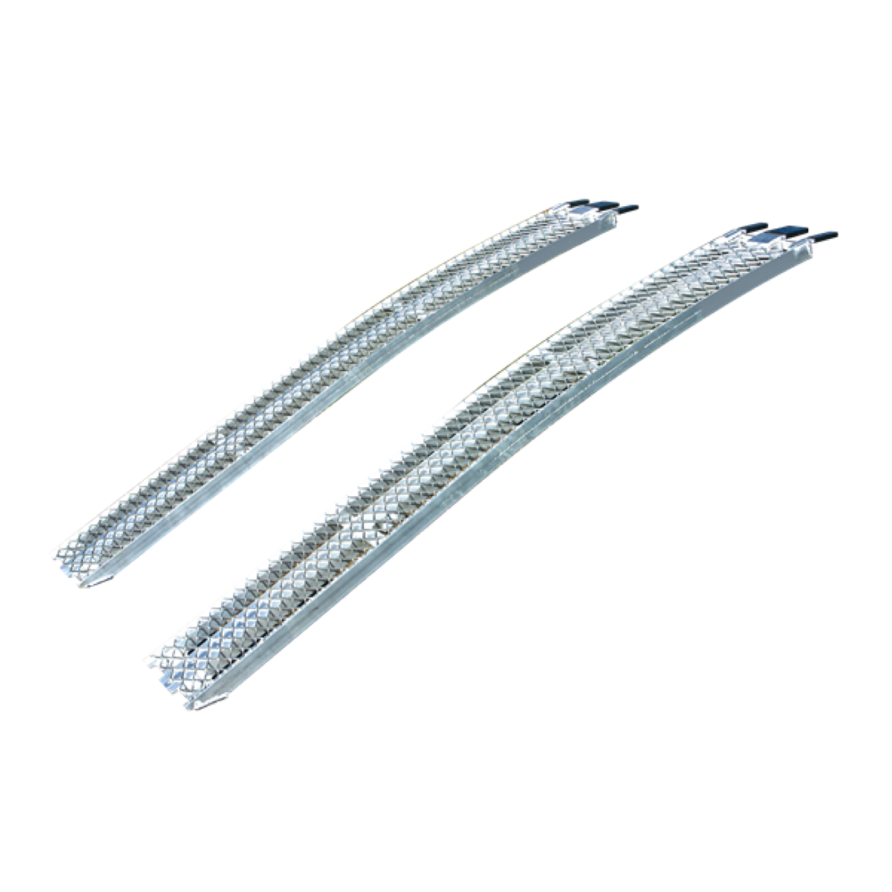 Yutrax Ramp Aluminum Mesh Arch 2500lb Load Capacity with Adjustable Security Straps Set of 2 - Ascmtools