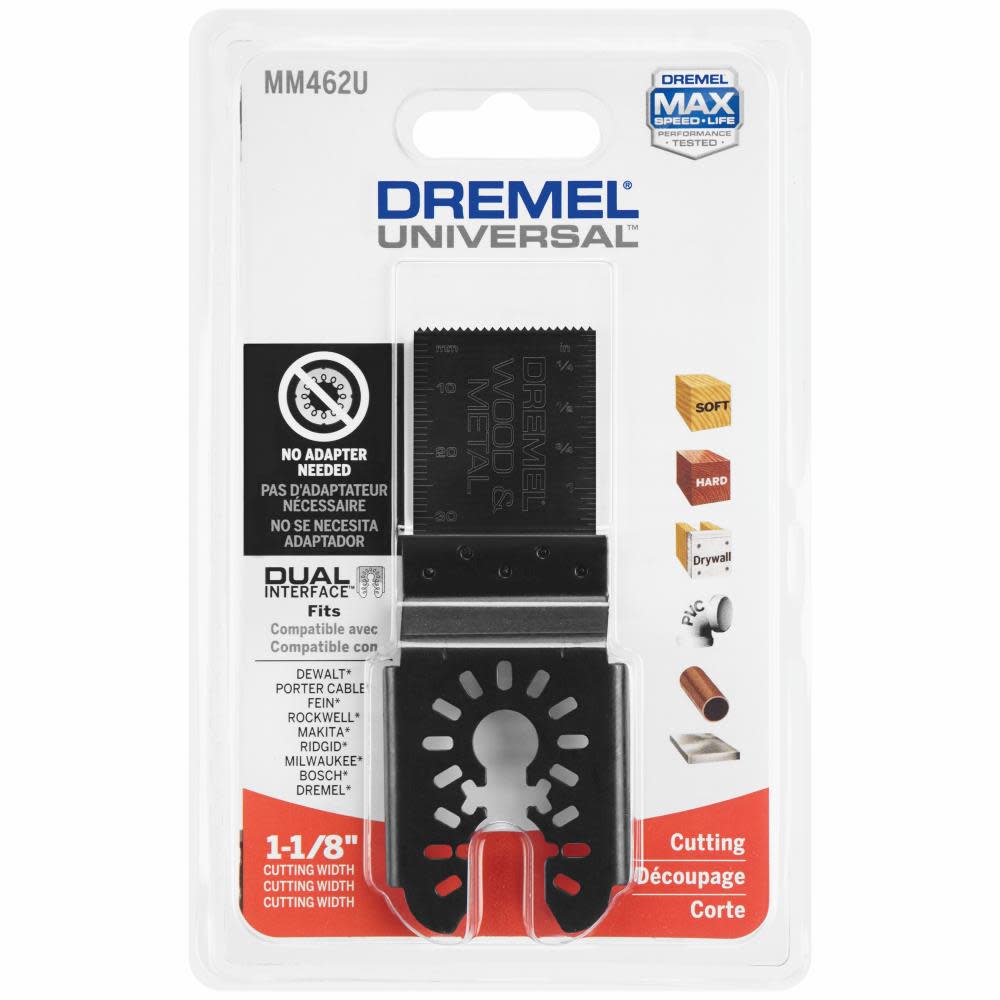 Dremel Multi Max 1 1/8″ BiM Blade - Ascmtools
