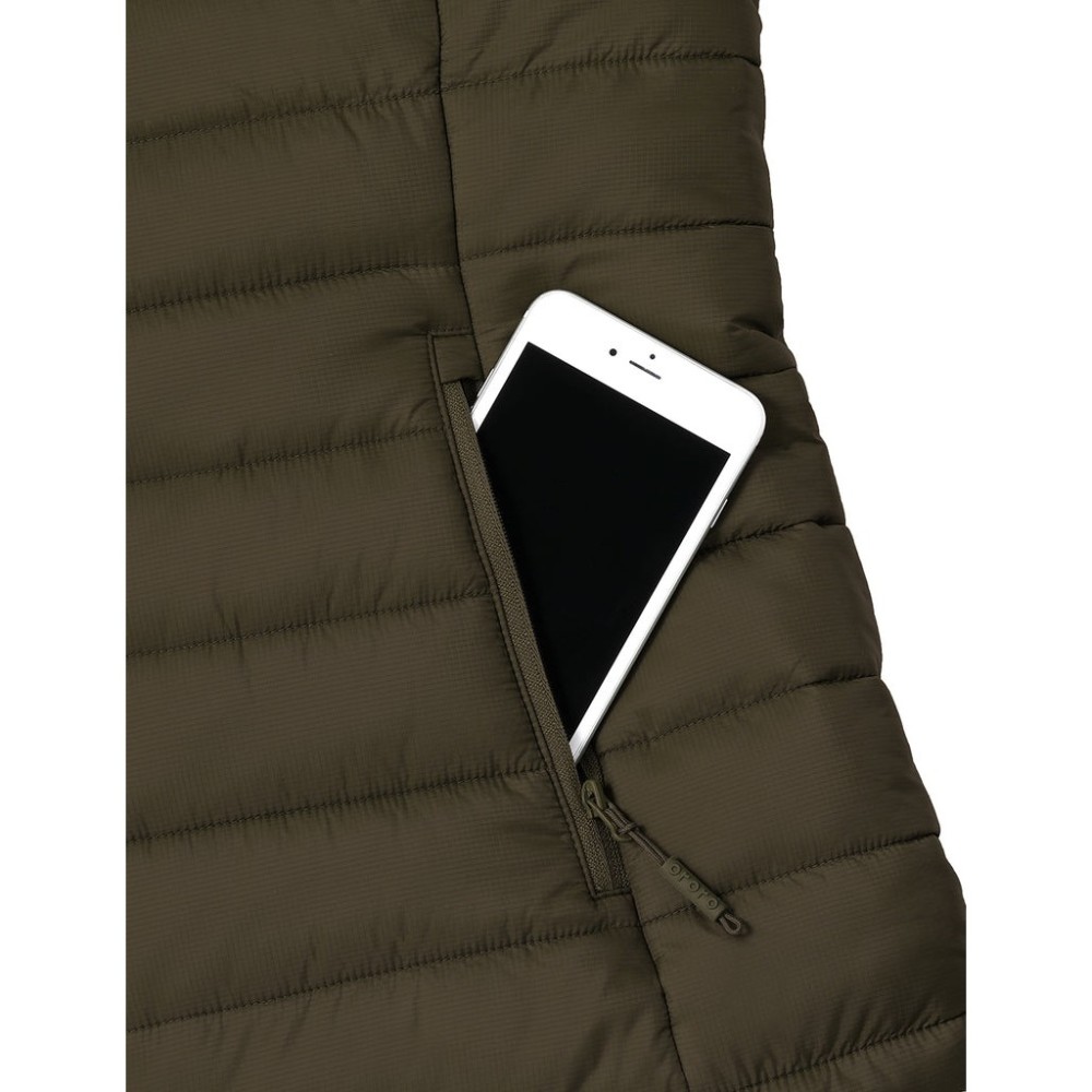 ORORO Womens Green Classic Heated Vest Kit XL - Ascmtools