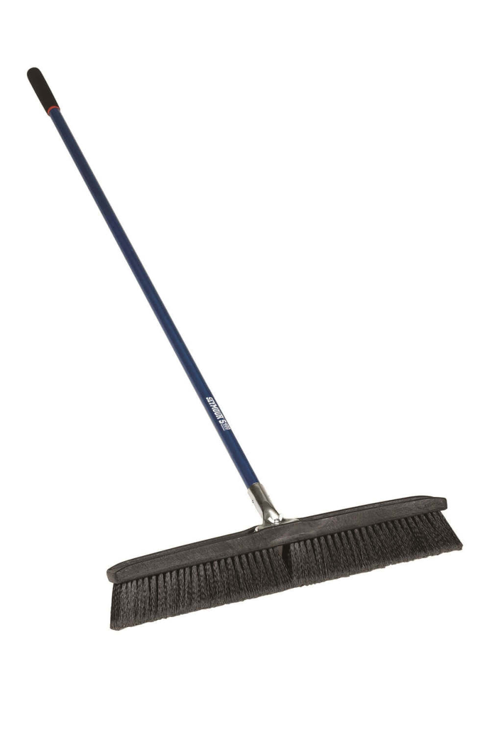 Seymour S400 24″ Medium Bristle Jobsite Push Broom – Black - Ascmtools