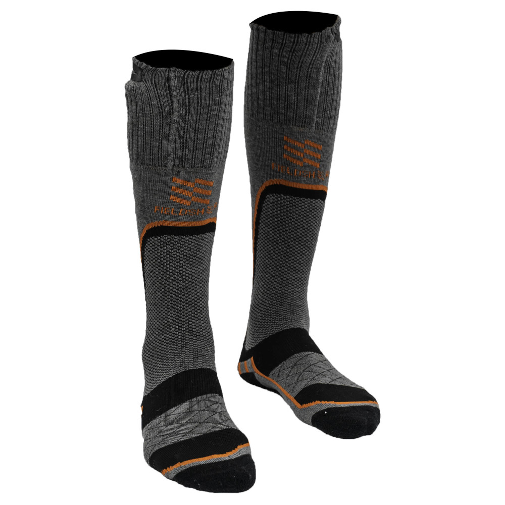 Mobile Warming Premium 2.0 Merino Heated Socks Mens 3.7V Black Large - Ascmtools