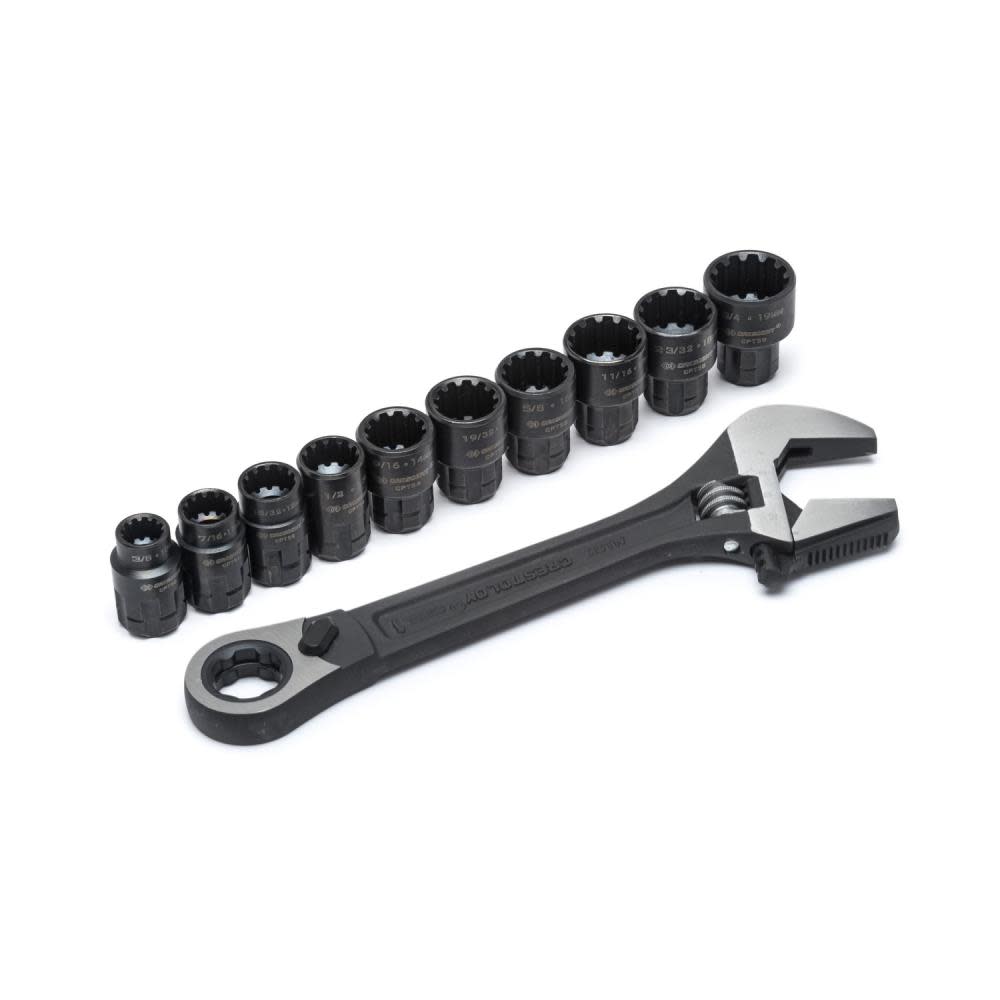 Crescent X6  Pass-Thru Adjustable Wrench Set - Ascmtools