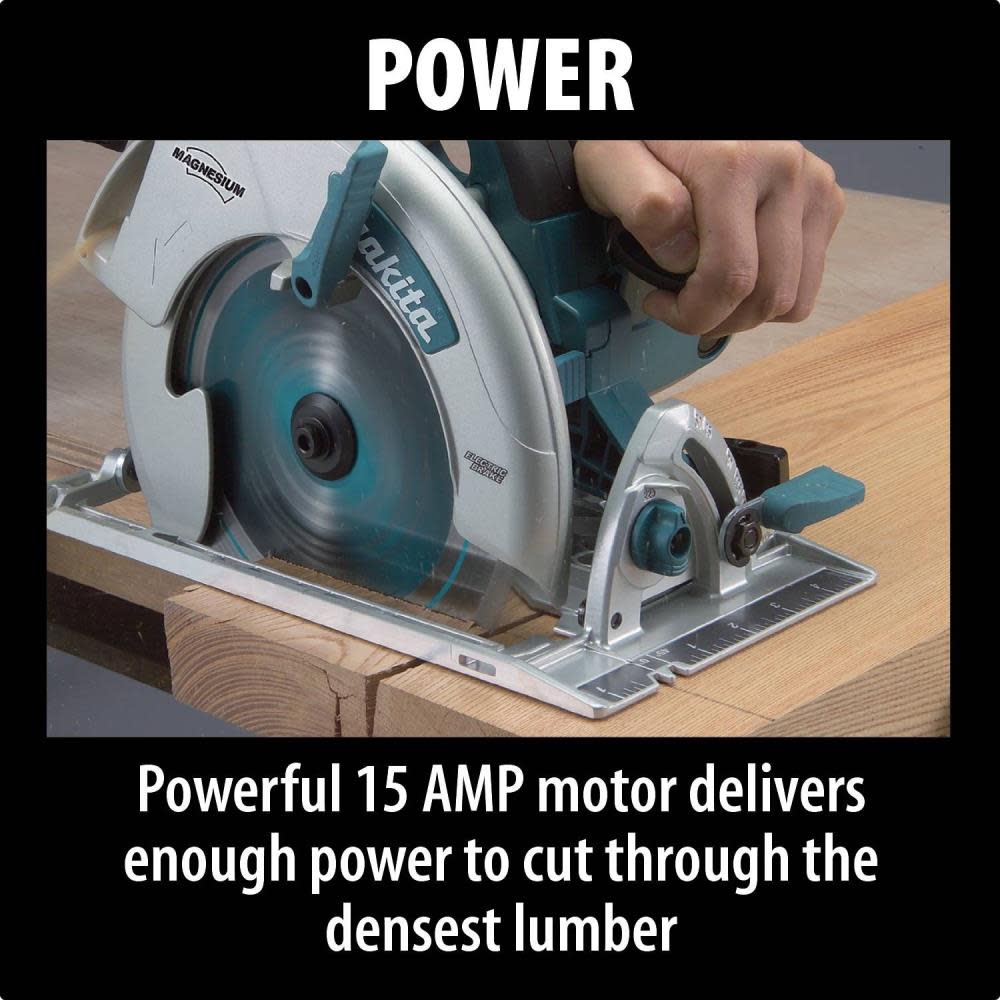 Makita 8-1/4 In. Magnesium Circular Saw with L.E.D. Lights and Electric Brake - Ascmtools