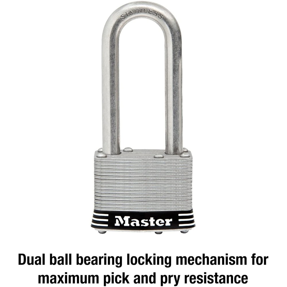 Master Lock Padlock 2″ Keyed Dual Ball Bearing Pin Tumbler - Ascmtools