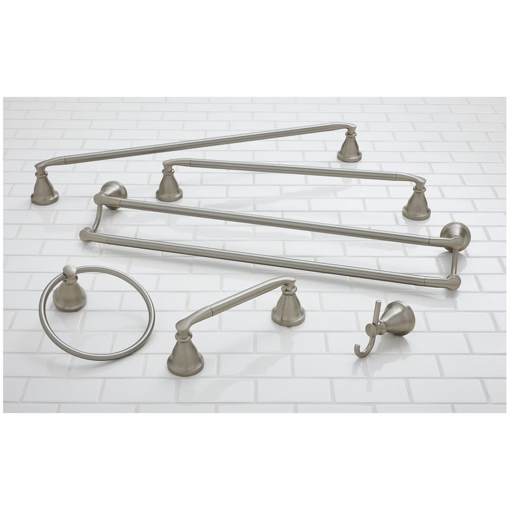 Moen Hilliard Towel Bar Brushed Nickel 24″ - Ascmtools