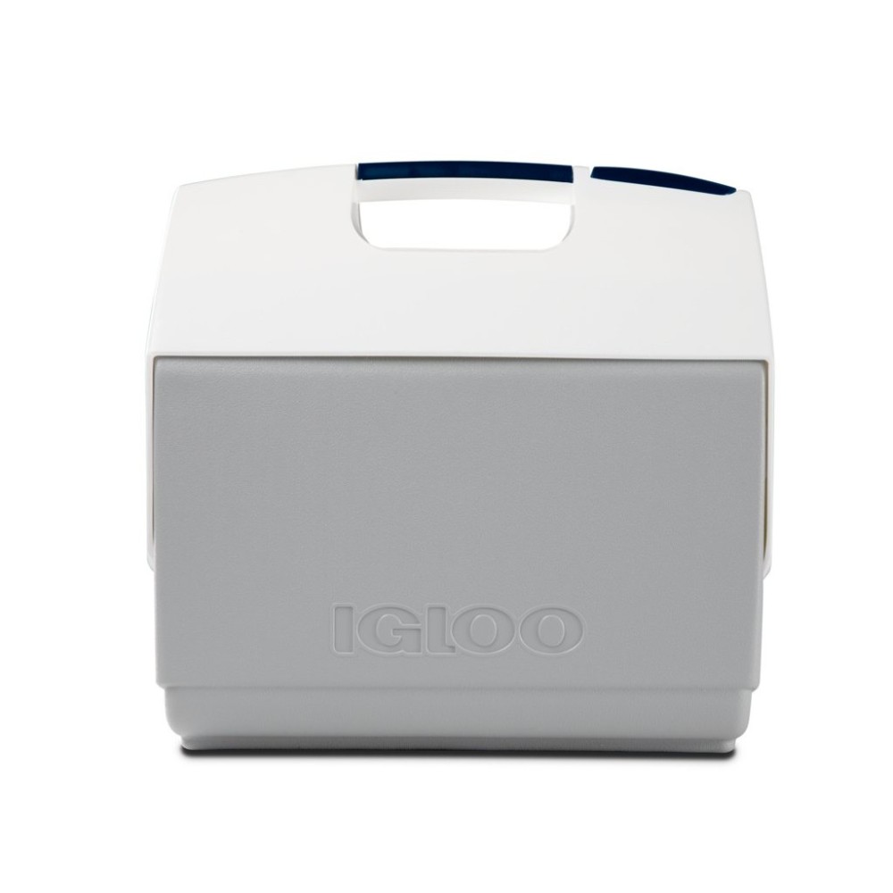 Igloo Maxcold Playmate Elite Hard Cooler Ash Gray/Aegean Sea 16qt - Ascmtools