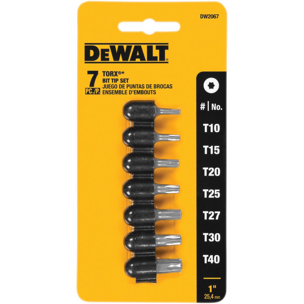 DEWALT Torx Bit Set 7pc - Ascmtools