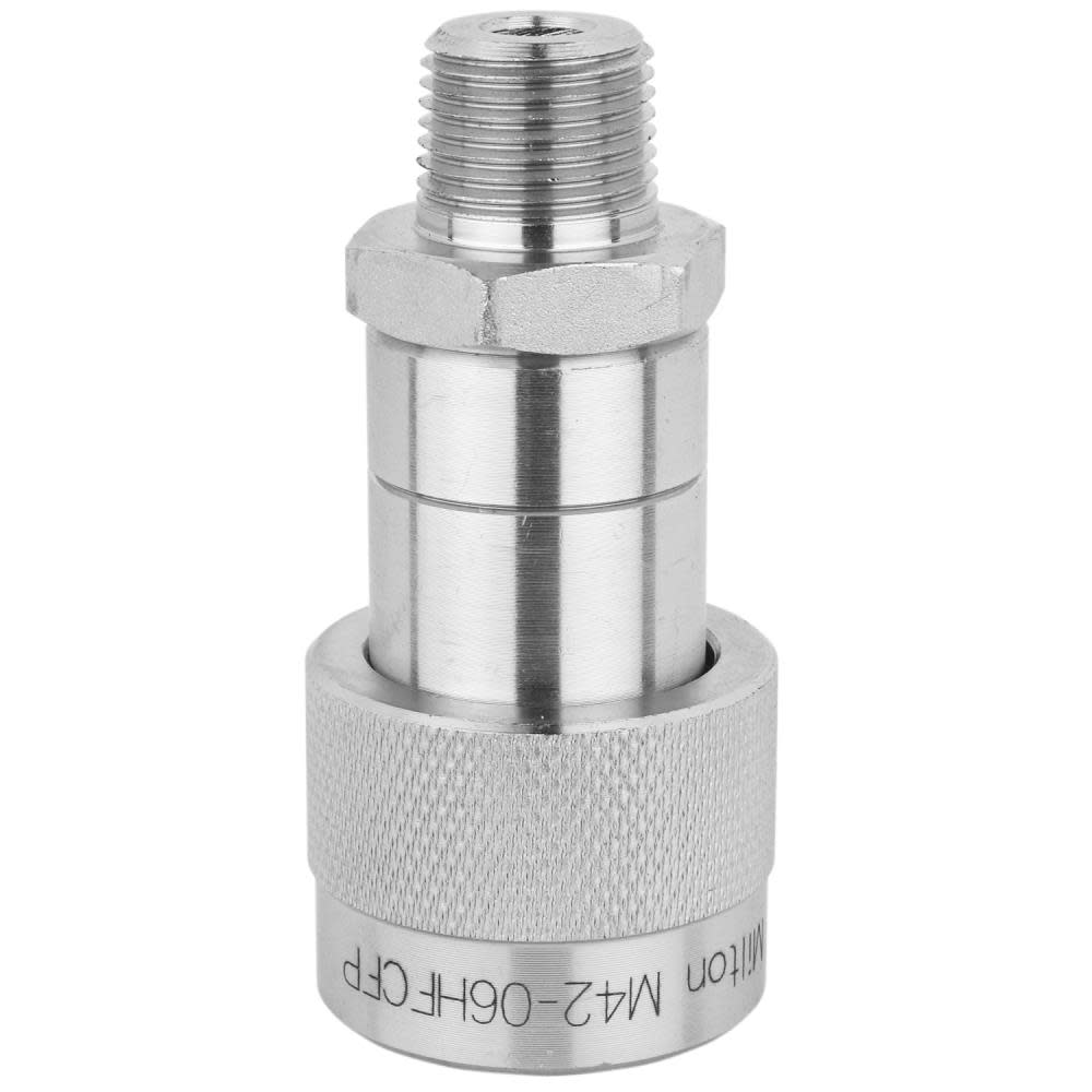 Milton 3/8″ NPTF Hydraulic High Flow Coupler Female Half - Ascmtools