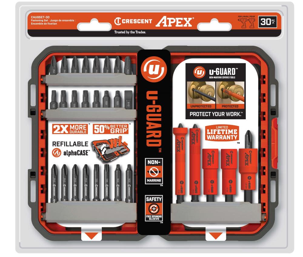 Crescent APEX 30 Pc u-GUARD alphaCASE Set - Ascmtools