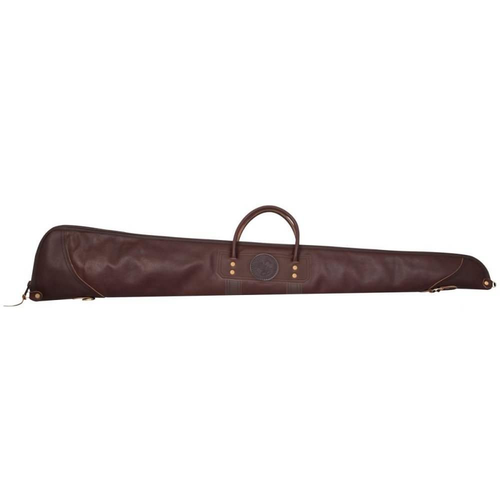 Duluth Pack 46 In. L Brown Pebbled Leather Shotgun Case Without Scope - Ascmtools