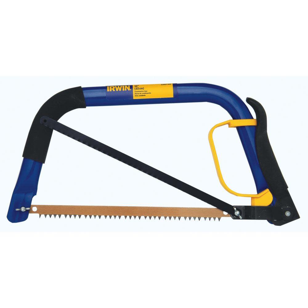 Irwin 12 In. Combination Saw with Wood Cutting and Hacksaw Blades - Ascmtools
