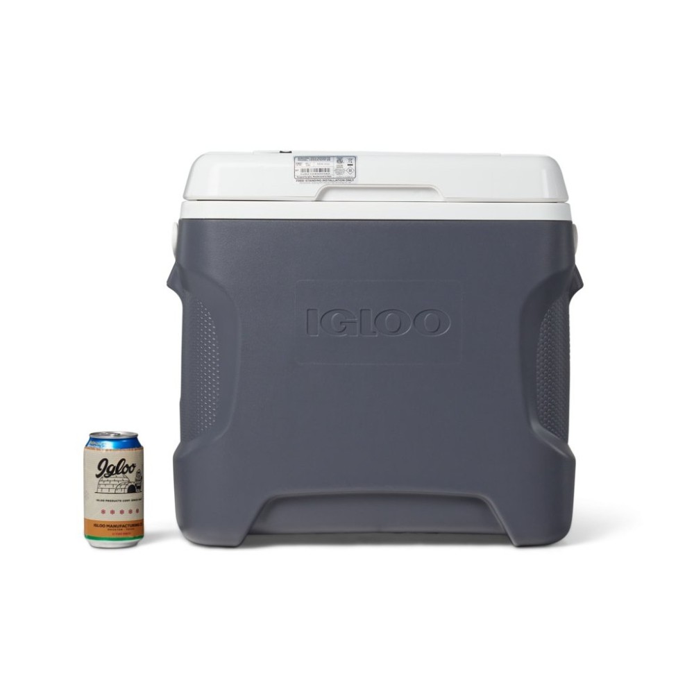Igloo Versatemp Thermoelectric Hard Cooler Carbonite/White 28qt - Ascmtools