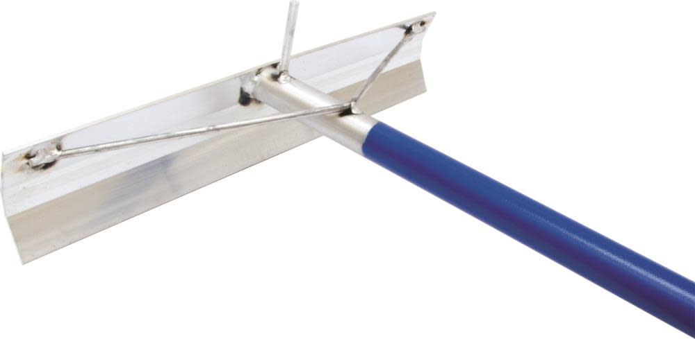 Marshalltown 19-1/2 In. x 4 In. Aluminum Concrete Placer with Hook and Welded Handle - Ascmtools