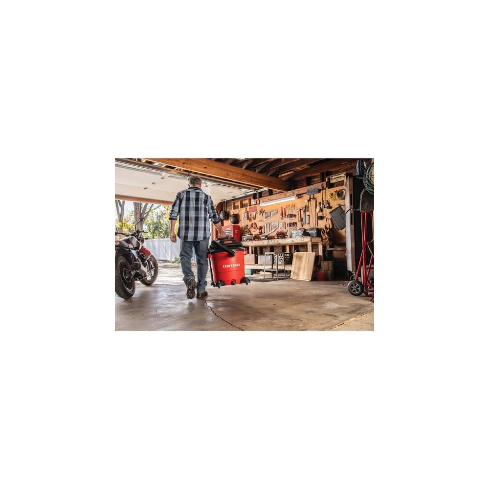 Craftsman Wet/Dry Vacuum 20 Gallon Corded 120V 6.5HP Peak - Ascmtools