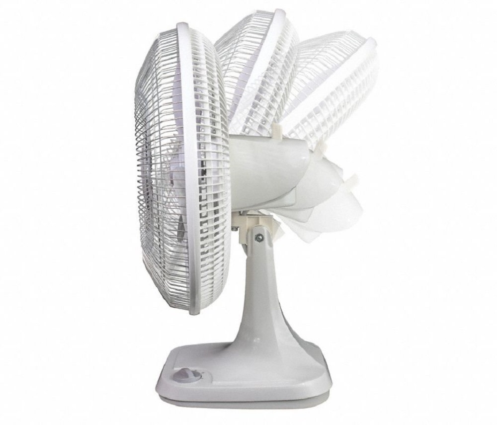 Air King 12 In. 1/50HP 3 Speed Commercial Grade Oscillating Table Fan - Ascmtools