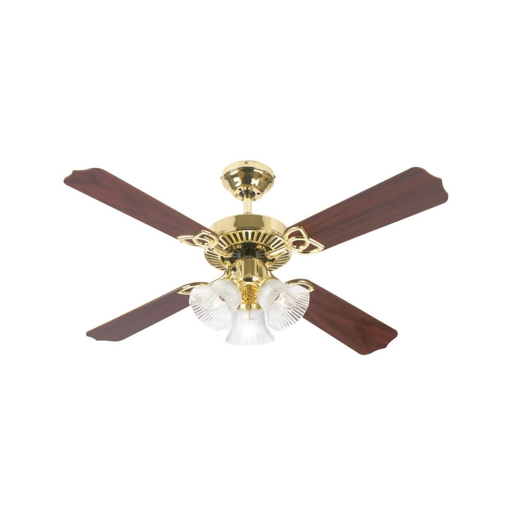 Westinghouse 42″ Crusader Brass Indoor Ceiling Fan - Ascmtools