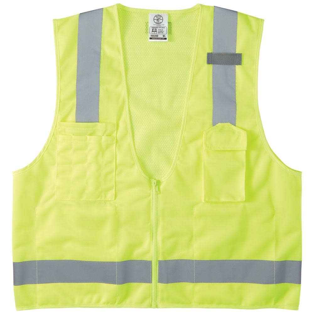Klein Tools High-Visibility Safety Vest – M/L - Ascmtools