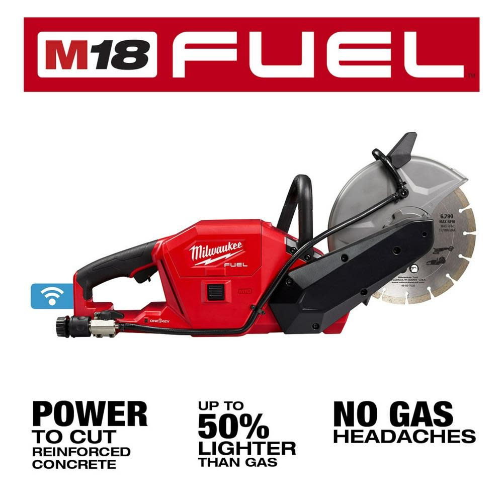 Milwaukee M18 FUEL 9 in. Cut-Off Saw with ONE-KEY (BareTool) - Ascmtools