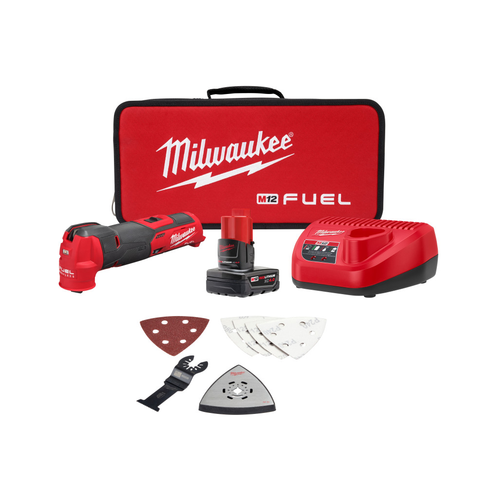 Milwaukee M12 FUELOscillating Multi-Tool Kit - Ascmtools