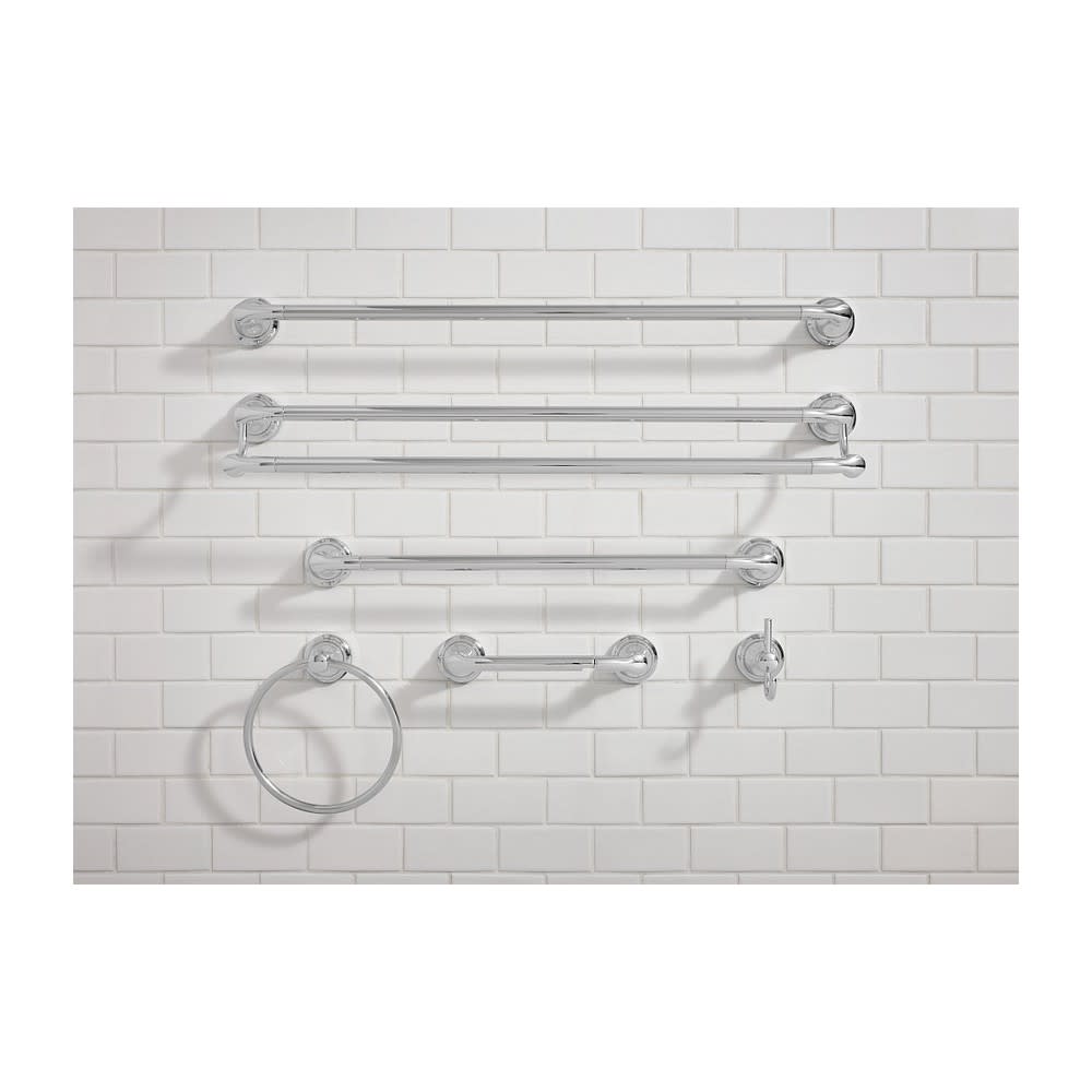 Moen Hilliard Towel Ring Polished Chrome 6.375″ - Ascmtools
