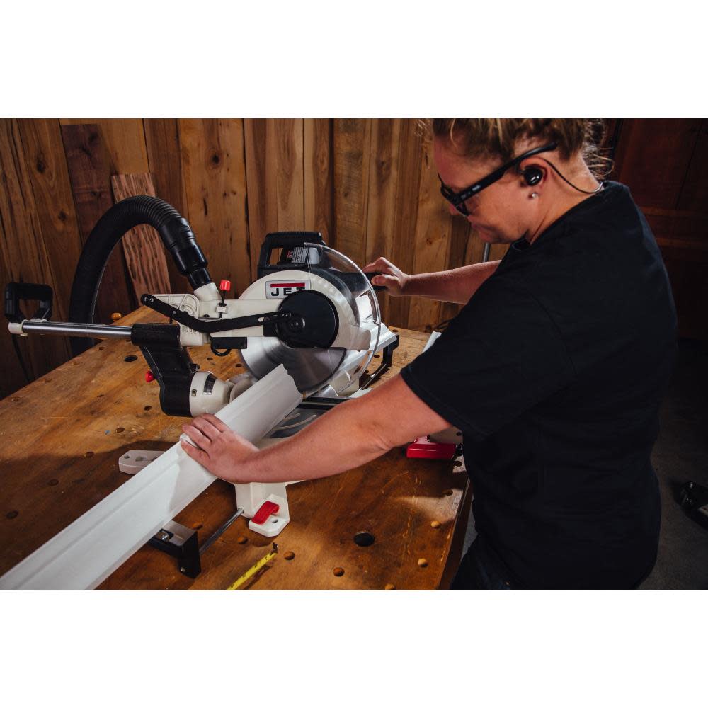 JET 10″ Sliding Dual Bevel Compound Miter Saw - Ascmtools