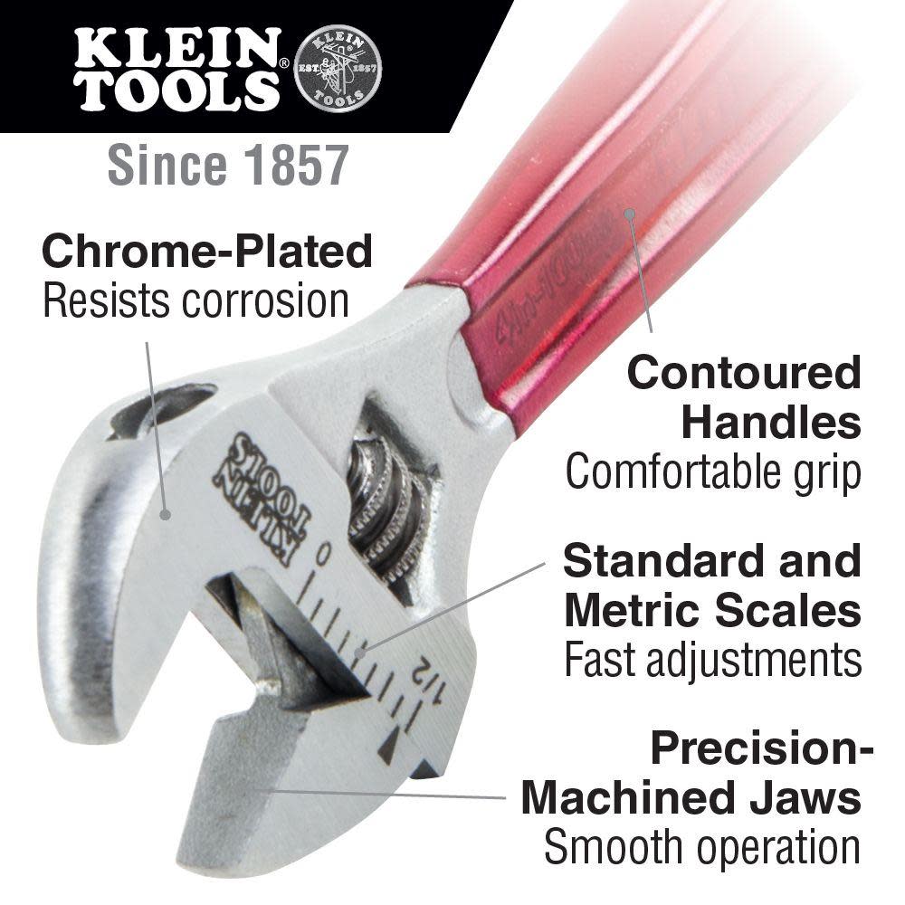 Klein Tools 6″ Adjustable Wrench Extra-Capacity - Ascmtools